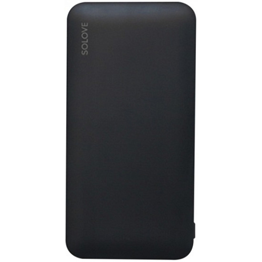 Внешний аккумулятор Power Bank Xiaomi SOLOVE 10000mAh с 2xUSB (001M+ Black)