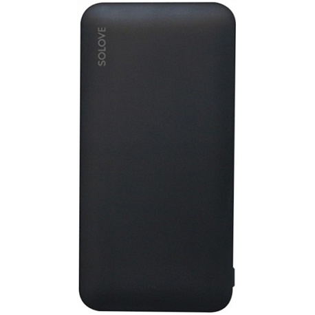 Внешний аккумулятор Power Bank Xiaomi SOLOVE 10000mAh с 2xUSB (001M+ Black)