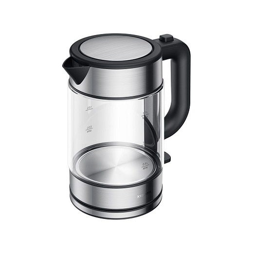 Чайник Xiaomi Electric Glass Kettle RU 1.7L, черный