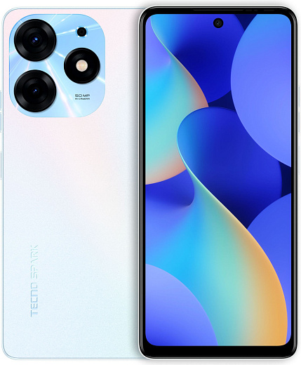 Смартфон TECNO Spark 10 4/128 ГБ, белый