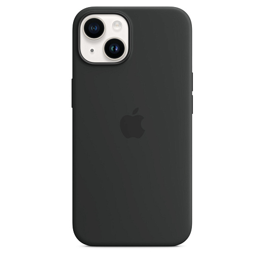 Накладка Magnetic Silicone Case для iPhone 13 (Аналог с MagSafe) (Черный)