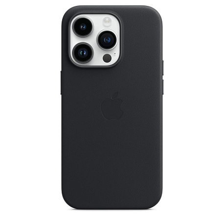 Накладка Magnetic Leather Case для iPhone 14 (Аналог с MagSafe)