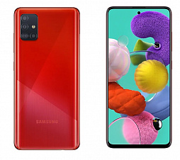 Смартфон Samsung Galaxy A51 128GB, красный