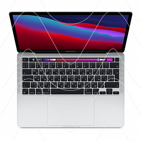Apple MacBook Pro 13" (M1, 2020) 8 ГБ, 256Gb SSD, Touch Bar Silver