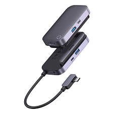 USB Хаб Baseus PadJoy 4-Port Type-C to HDMI 4K, USB 3.0, Type-C