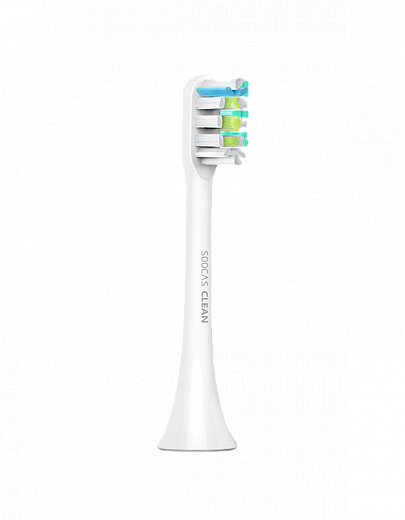 Сменные насадки для зубных щеток Soocas X3/X3U/X5/X1/V1 White (1шт)