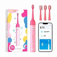 Электрическая зубная щетка детская Bitvae K7S Electric Toothbrush, розовая