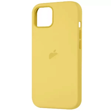 Накладка Silicone Case с MagSafe для iPhone 14 (Желтый)