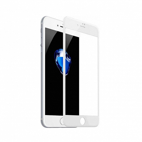 Стекло защитное 3D Borofone для iPhone 6/6s (Белый)
