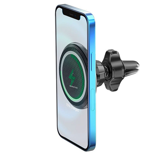 Автомобильный держатель Borofone BH45 15W для iPhone 12/13/14 (с зарядкой MagSafe)