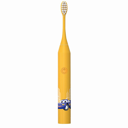Детская зубная щетка PARU Sonic Electric Toothbrush, желтая (4 насадки)