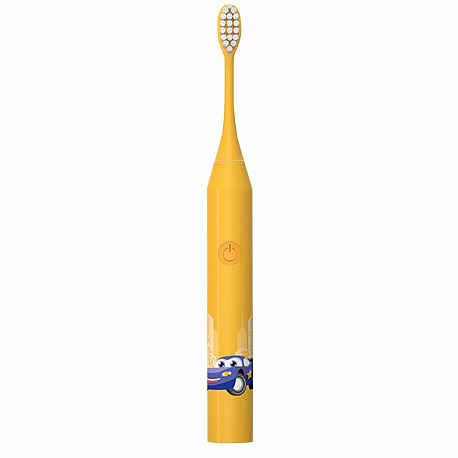 Детская зубная щетка PARU Sonic Electric Toothbrush, желтая (4 насадки)