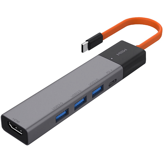 USB-хаб Xiaomi MIIIW USB-C Hub Docking Station (MWCMA05)