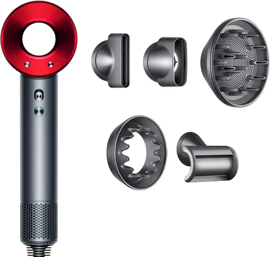 Фен для волос Xiaomi SenCiciMen Hair Dryer HD15, красный (5 насадок)