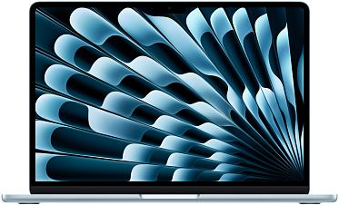Apple MacBook Air 15" (M4 10C CPU, 10C GPU, 2025) 16 ГБ, 256 ГБ SSD, sky blue