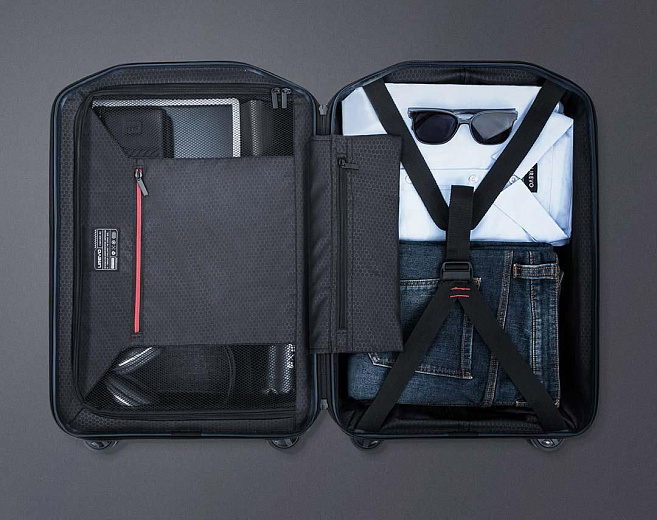 Чемодан Xiaomi Urevo 21" EVA серебристый