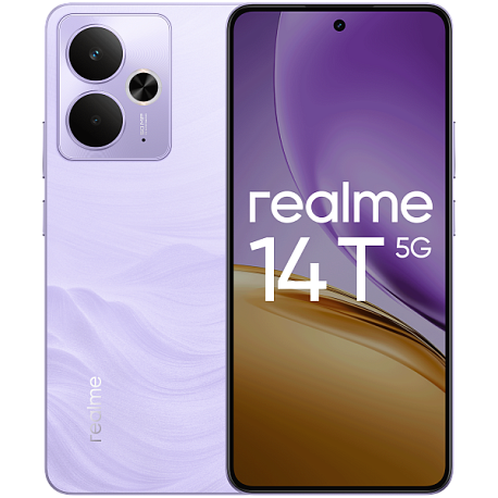 Смартфон Realme 14T 5G 8/256 ГБ, фиолетовый