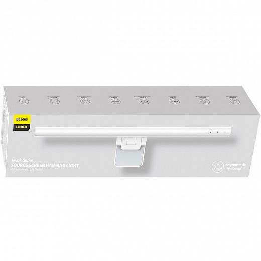 Светильник Baseus I-wok Series USB Stepless Dimming Screen Hanging Light White DGIWK-B02, белый