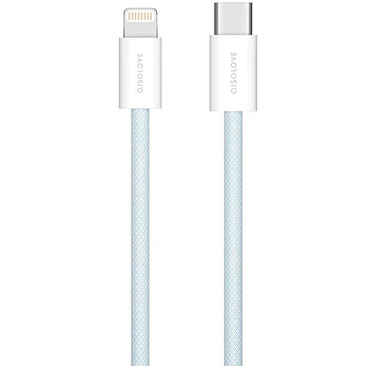 Кабель SOLOVE DW6 Type-C/Lightning, 2м, 20W, синий