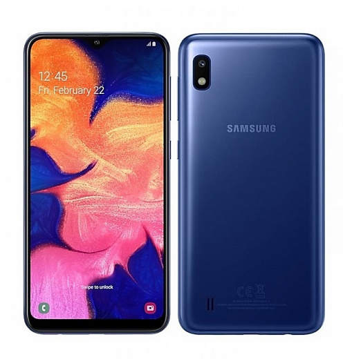 Смартфон Samsung Galaxy A10 2/32 Blue 