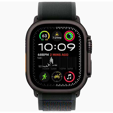 Умные часы Apple Watch Ultra 2 GPS+Cellular 49mm Black Titanium Case with Black Trail Loop (EU)