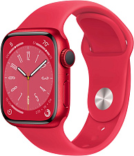 Умные часы Apple Watch Series 8 41mm (PRODUCT)RED Aluminum Case with Red Sport Band (EU)