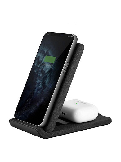 Беспроводное ЗУ UNIQ Vertex Duo 15W для iPhone+Airpods