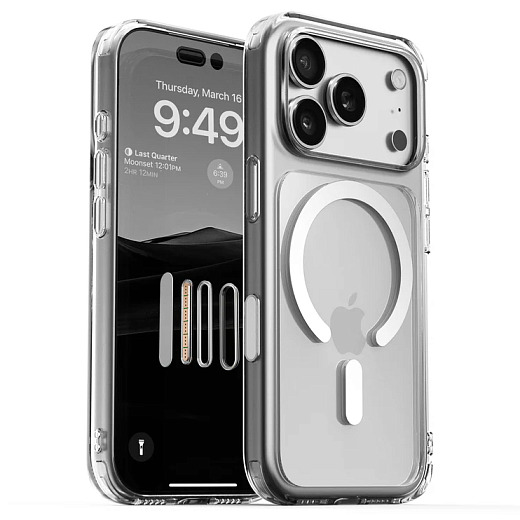Накладка Clear Case Magnetic для iPhone 17 Pro Max (c MagSafe)