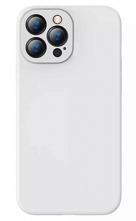 Чехол Baseus Liquid Silica Gel Case для iPhone 13 Pro (Белый)