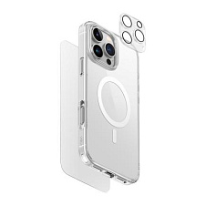 Накладка UNIQ ClearVue 360 3in1 для iPhone 16 Pro (с MagSafe)