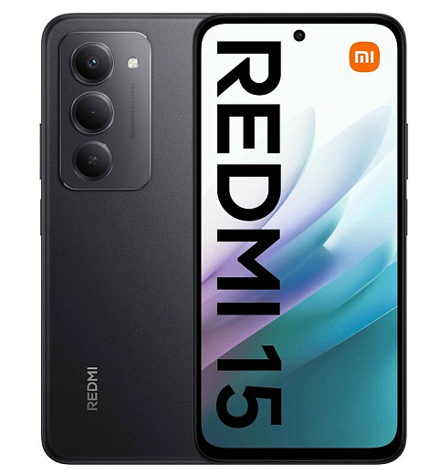 Смартфон Xiaomi Redmi 15 6/128GB Black
