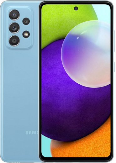 Смартфон Samsung Galaxy A72 6/128GB, синий