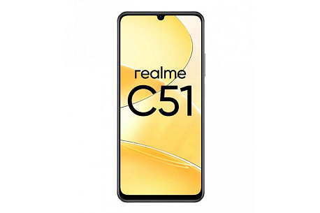 Смартфон Realme C51 4/128 ГБ RU, черный