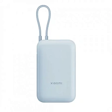 Внешний аккумулятор Xiaomi Mi Power Bank With Cable USB-C 10000mAh Pocket Version, синий (P15ZM)
