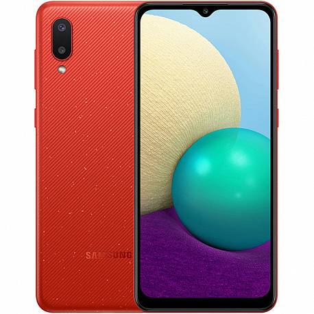 Смартфон Samsung Galaxy A02 2/32 ГБ RU, красный