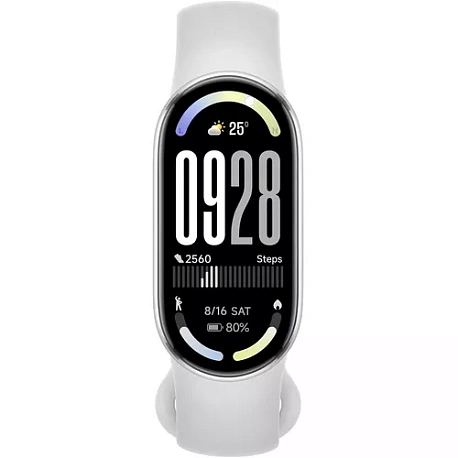 Фитнес-браслет Xiaomi Mi Smart Band 10, серебристый
