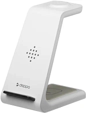 Беспроводная зарядная станция Deppa 3 в 1 24015-OZ, белый