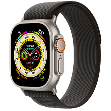 Умные часы Apple Watch Ultra GPS+Cellular 49mm Titanium Case with Black/Grey Trail Loop (EU)