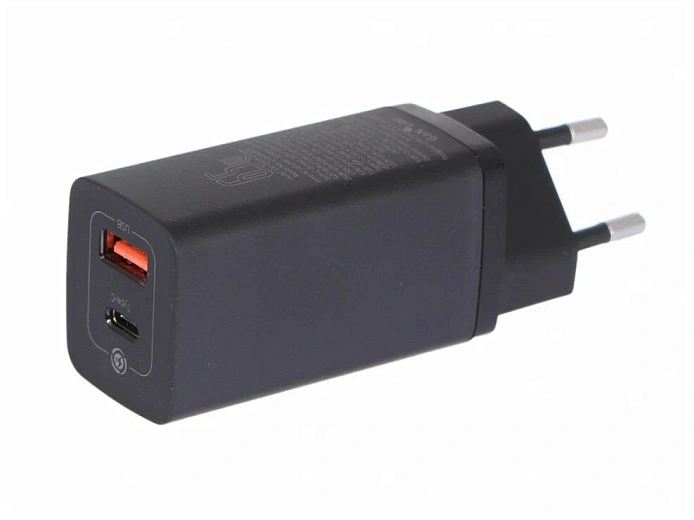 Адаптер питания сетевой GUOKE 65W with GaN Technology USB, Type-C черный (без переходника)