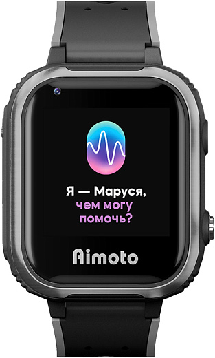 Детские часы Aimoto IQ 4G с Марусей, черные