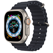 Умные часы Apple Watch Ultra GPS+Cellular 49mm Titanium Case with Midnight Ocean Band (EU)