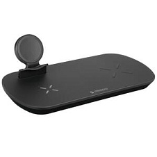 БЗУ Deppa Qi Charging Station 3 в 1 для Samsung Galaxy Phone+Watch+Buds, черное (24011)