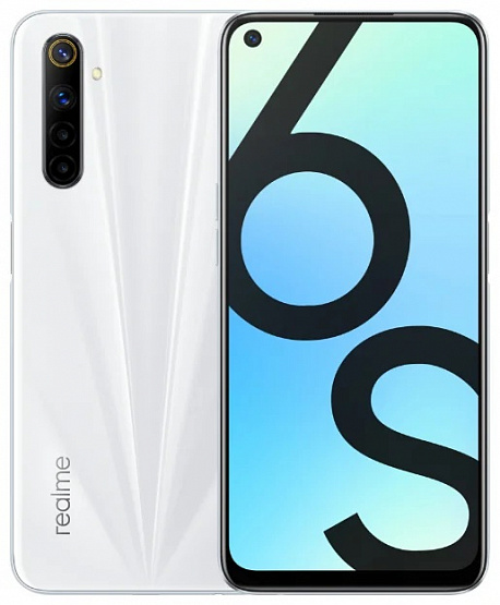 Смартфон Realme 6S 6/128GB, Lunar White