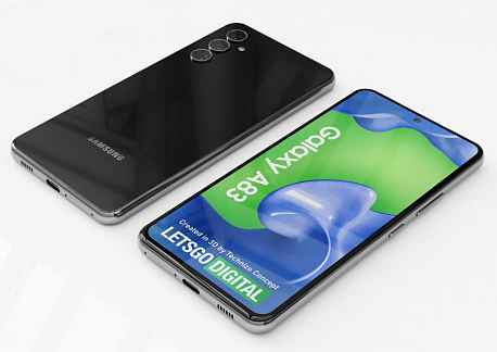 Смартфон Samsung Galaxy A83 8/128Гб, черный