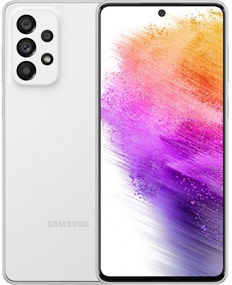 Смартфон Samsung Galaxy A73 8/256Gb, белый
