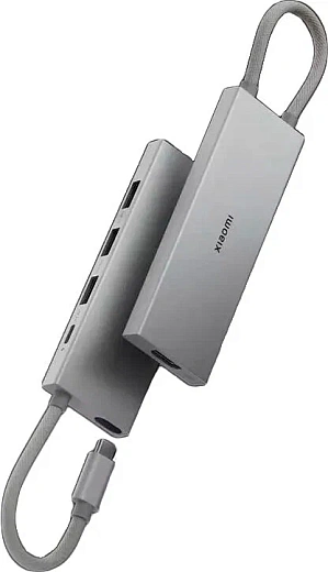 USB-хаб Xiaomi Type-C 5в1 3USB/1USB-C/HDMI (XMDS05YM)