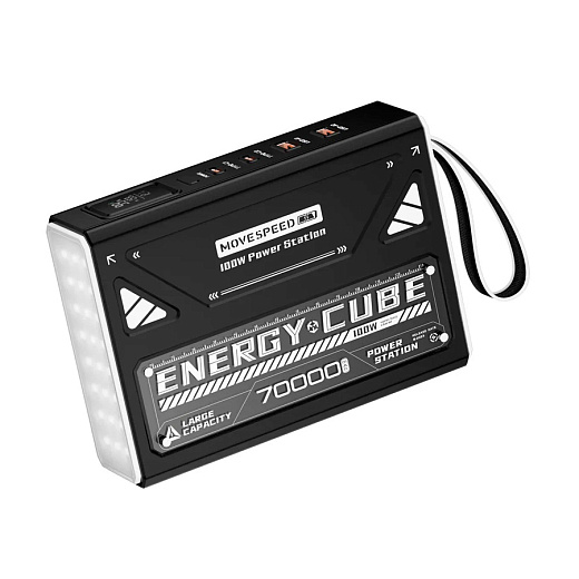 Внешняя зарядная станция Movespeed 70000mAh 3xUSB, USB-C, Micro-USB