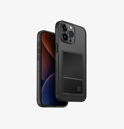 Накладка UNIQ AirFender для iPhone 15 Pro (Черный)