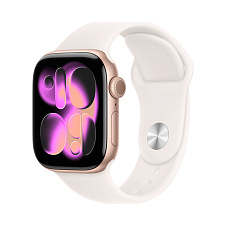 Умные часы Apple Watch Series 11 46mm Rose Gold Aluminium with Light Blush Sport Band