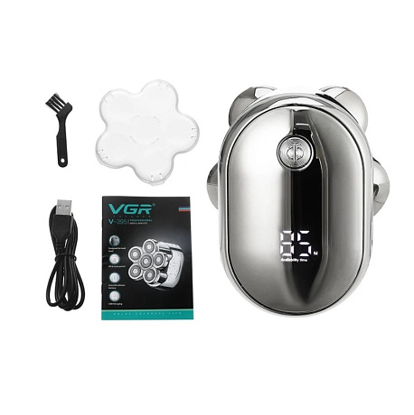 Электробритва VGR Professional VGR V-395, серый металлик